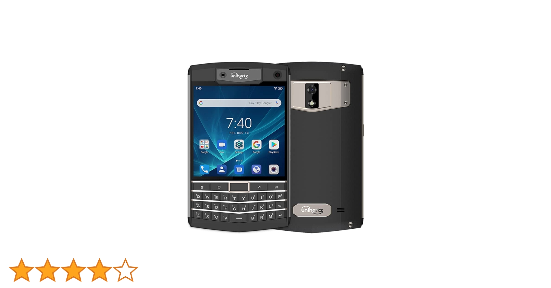 Unihertz Titan 6GB+128GB, Rugged QWERTY Smartphone, Android